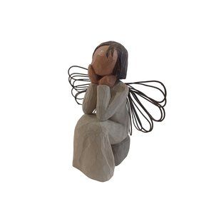 Vintage Willow tree Demdaco Angel of Caring 3.75" x 2" Decorative Figurine